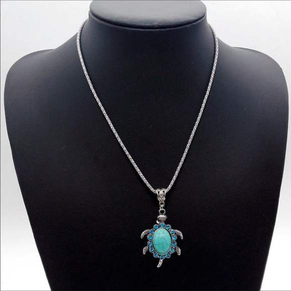 ✌️Coastal Turquoise Rhinestone Turtle KARA B - Picture 4 of 7